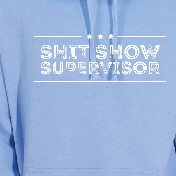 Welcome To The Shitshow Meme (Explicit), Supervisor Unisex Surf Hoodie