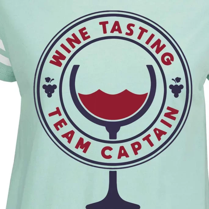 Wine Tasting Team Captain Funny Wine Quote Enza Ladies Jersey Football T-Shirt