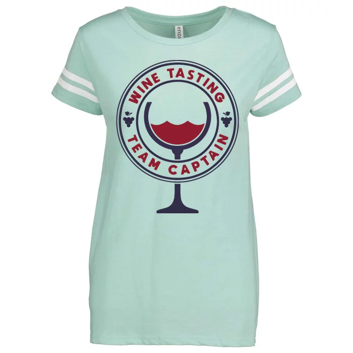 Wine Tasting Team Captain Funny Wine Quote Enza Ladies Jersey Football T-Shirt