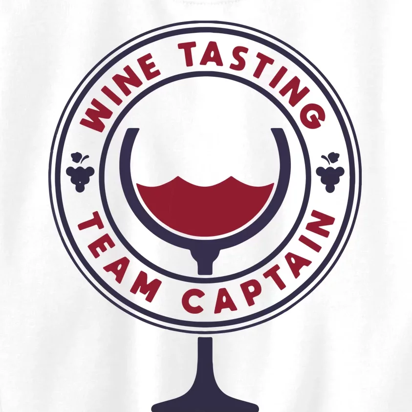 Wine Tasting Team Captain Funny Wine Quote Kids Sweatshirt