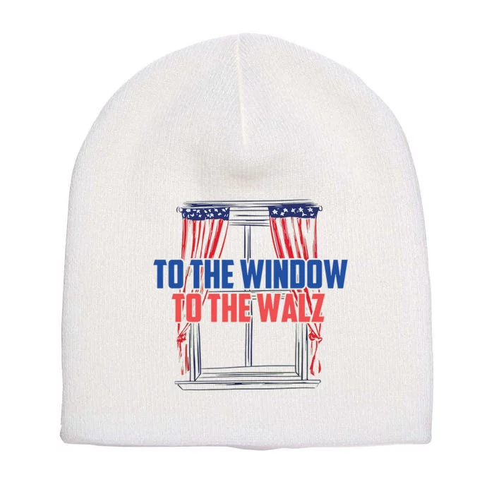 Window To The Walz Harris President Kamala Harris Waltz 2024 Short Acrylic Beanie