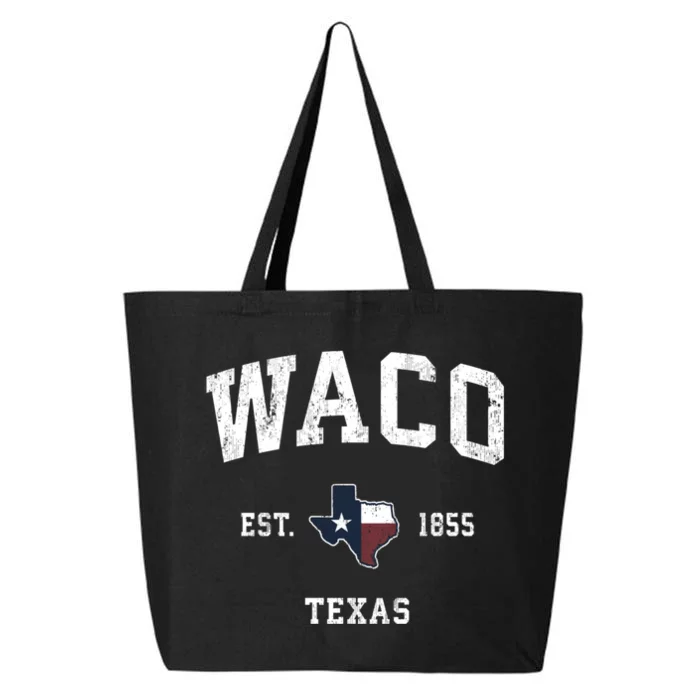 Waco Texas Tx Vintage State Flag Sports 25L Jumbo Tote