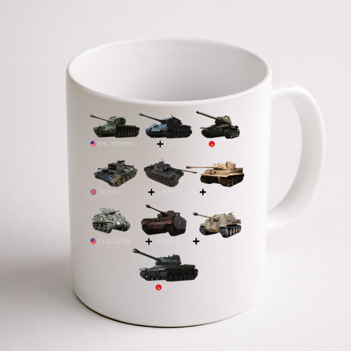 World Tanks Type American Enthusiast Military Lover Machine Front & Back Coffee Mug