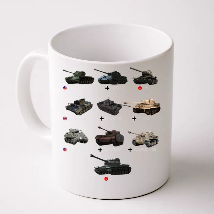 World Tanks Type American Enthusiast Military Lover Machine Front & Back Coffee Mug