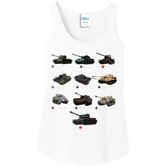 World Tanks Type American Enthusiast Military Lover Machine Ladies Essential Tank