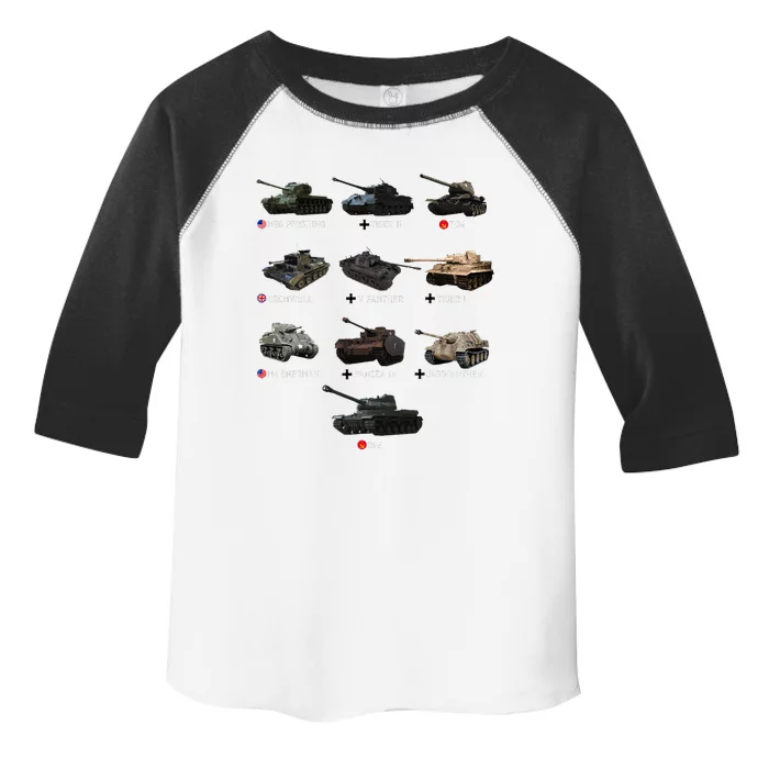 World Tanks Type American Enthusiast Military Lover Machine Toddler Fine Jersey T-Shirt