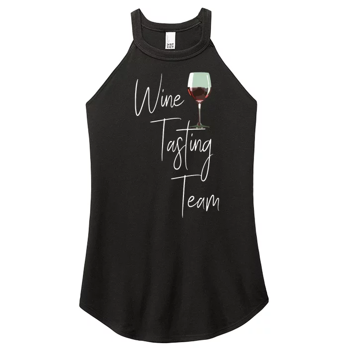 Wine Tasting Team Women’s Perfect Tri Rocker Tank