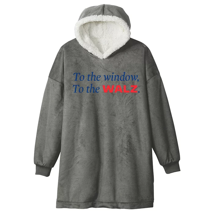 Window To The Walz Kamala Hooded Wearable Blanket