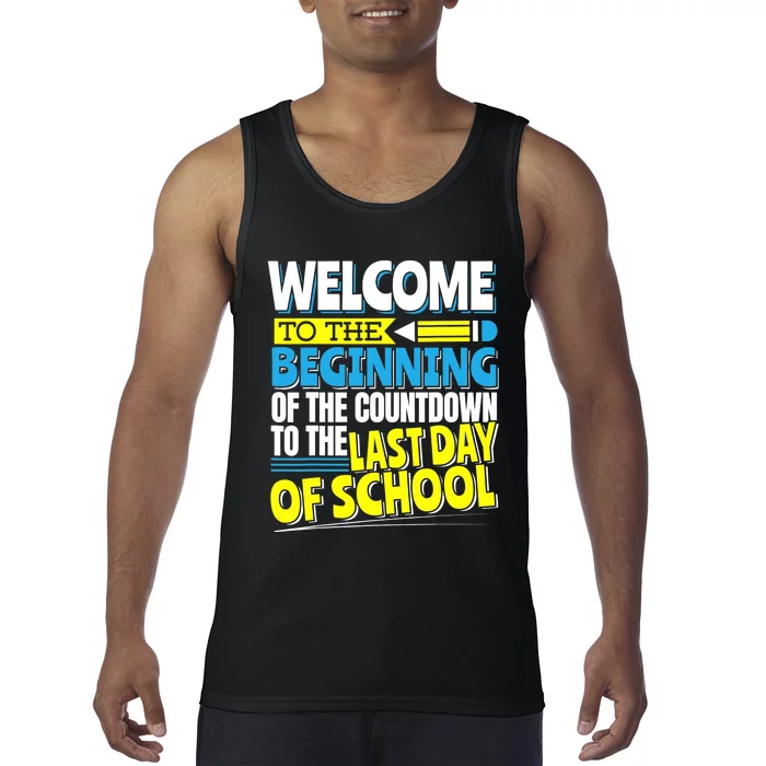 Welcome to the Beginning Of The Countdown, Back to School Tank Top