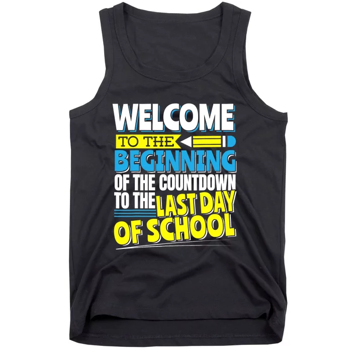 Welcome to the Beginning Of The Countdown, Back to School Tank Top