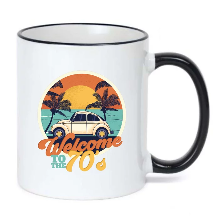 Welcome To The 70s Funny Black Color Changing Mug