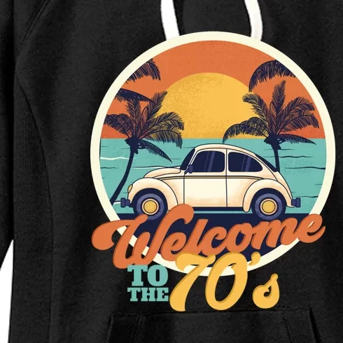 Welcome To The 70s Funny Women's Fleece Hoodie