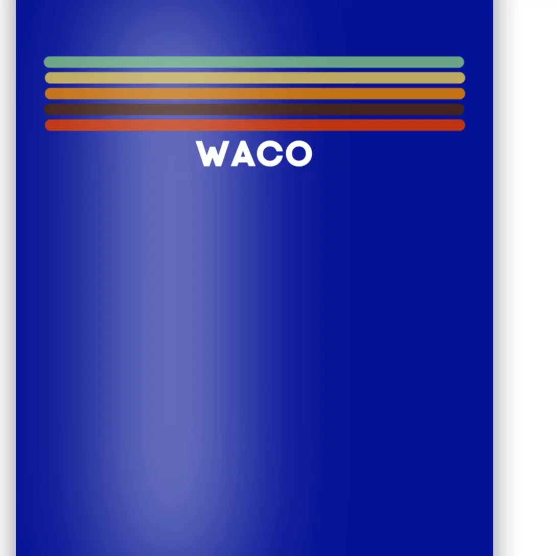 Waco Texas Tx Us Cities Of America Retro Gift Poster