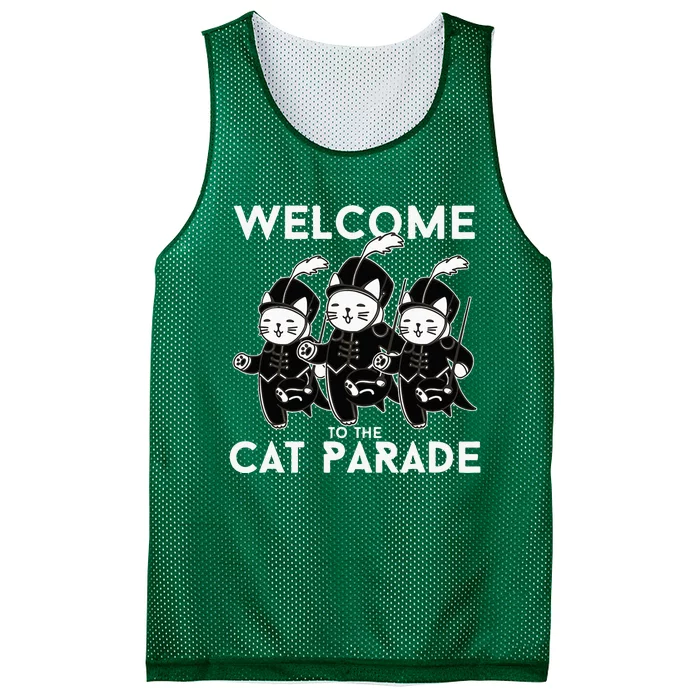 Welcome To The Cat Parade Mesh Reversible Basketball Jersey Tank