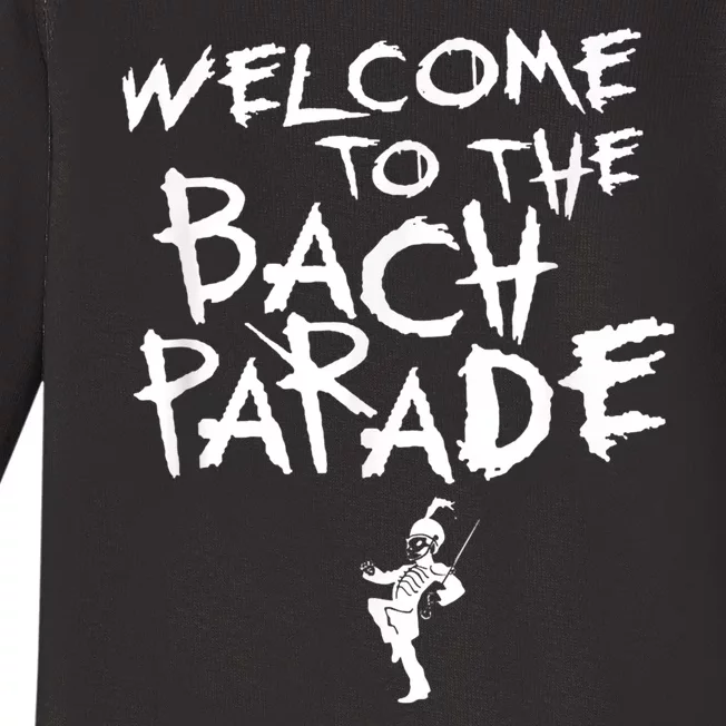 Welcome To The Bach Parade Bride Squad Gothic Bachelorette Baby Long Sleeve Bodysuit