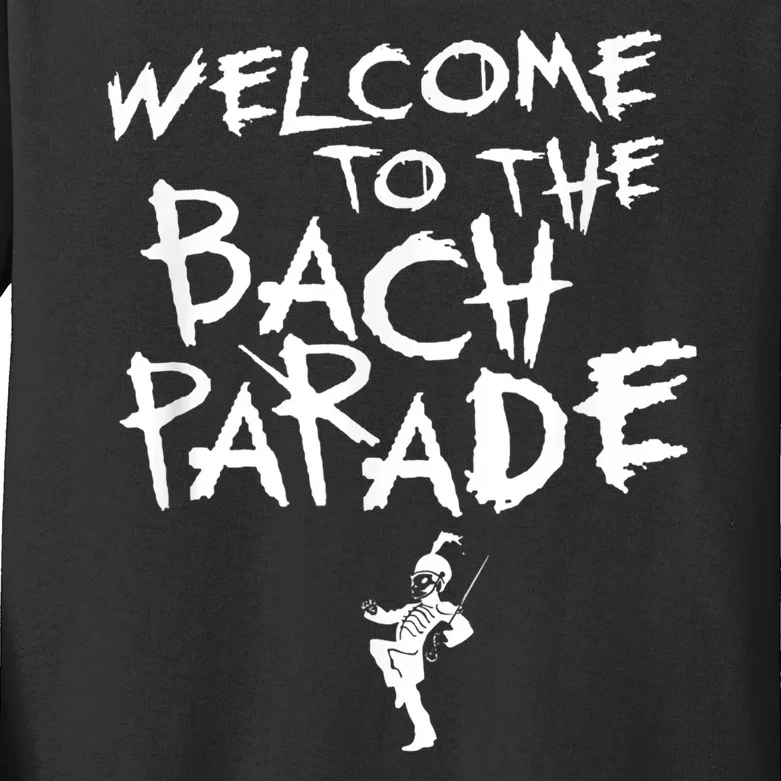 Welcome To The Bach Parade Bride Squad Gothic Bachelorette Kids Long Sleeve Shirt