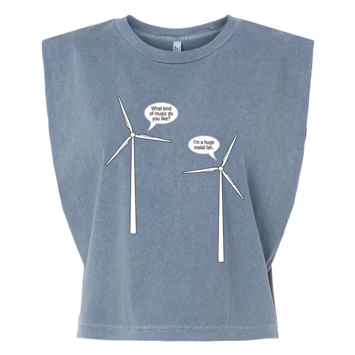 Wind Turbine Talk Garment-Dyed Women's Muscle Tee