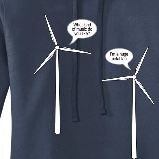 Wind Turbine Talk Women's Pullover Hoodie