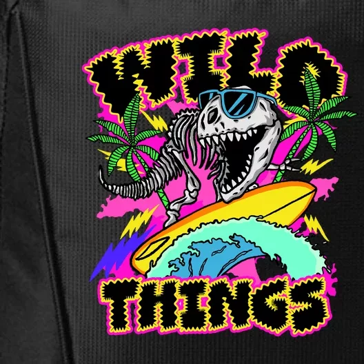 Wild Things T Rex Surfing City Backpack