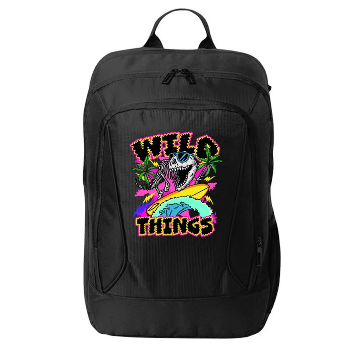 Wild Things T Rex Surfing City Backpack