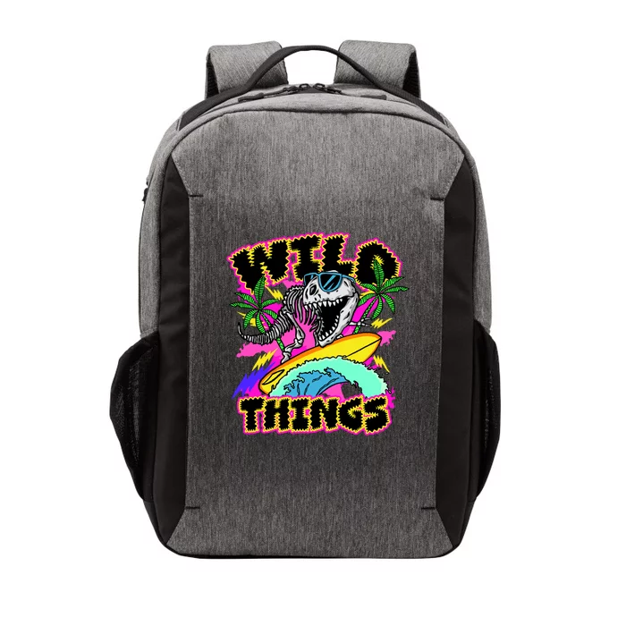 Wild Things T Rex Surfing Vector Backpack