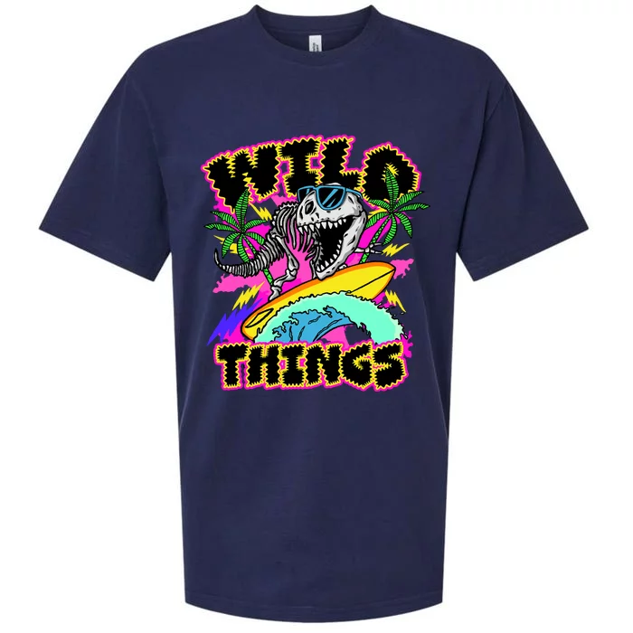 Wild Things T Rex Surfing Sueded Cloud Jersey T-Shirt