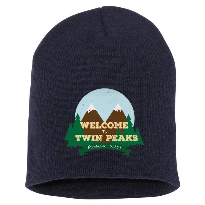 Welcome To Twin Peaks Short Acrylic Beanie