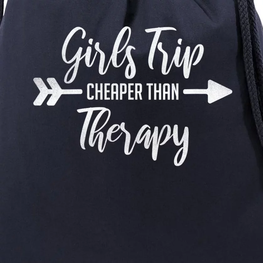 Wo Trip Therapy Travel Vacation Night Out Gift Drawstring Bag