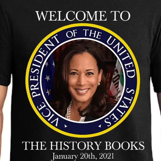 Welcome To The History Books Kamala Harris 2024 Pajama Set