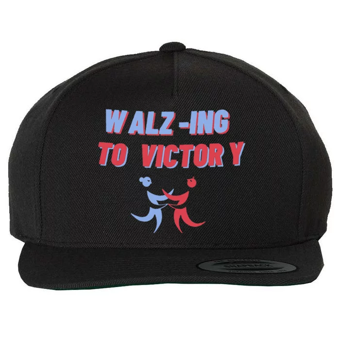 Walzing To Victory 2024 President Kamalaharris Democrat Wool Snapback Cap