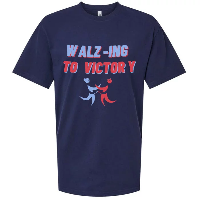 Walzing To Victory 2024 President Kamalaharris Democrat Sueded Cloud Jersey T-Shirt