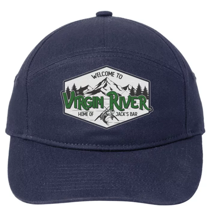 Welcome To Virgin River Home Of Jack's Bar 7-Panel Snapback Hat