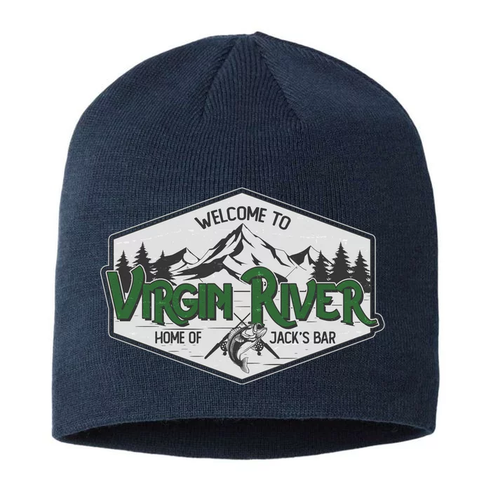 Welcome To Virgin River Home Of Jack's Bar 8 1/2in Sustainable Knit Beanie