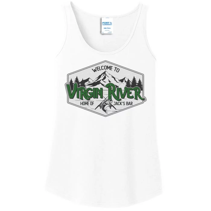 Welcome To Virgin River Home Of Jack's Bar Ladies Essential Tank