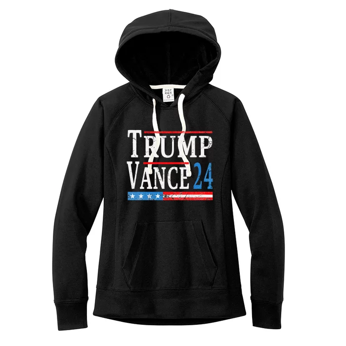 Women Trump Vance 2024 President Trump Supporter Reelection Gift Women's Fleece Hoodie