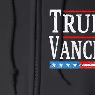 Women Trump Vance 2024 President Trump Supporter Reelection Gift Full Zip Hoodie