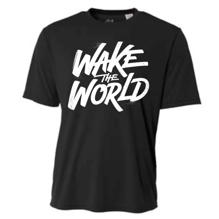 Wake The World Cooling Performance Crew T-Shirt