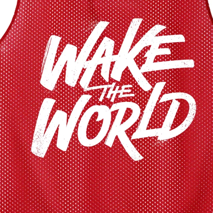 Wake The World Mesh Reversible Basketball Jersey Tank