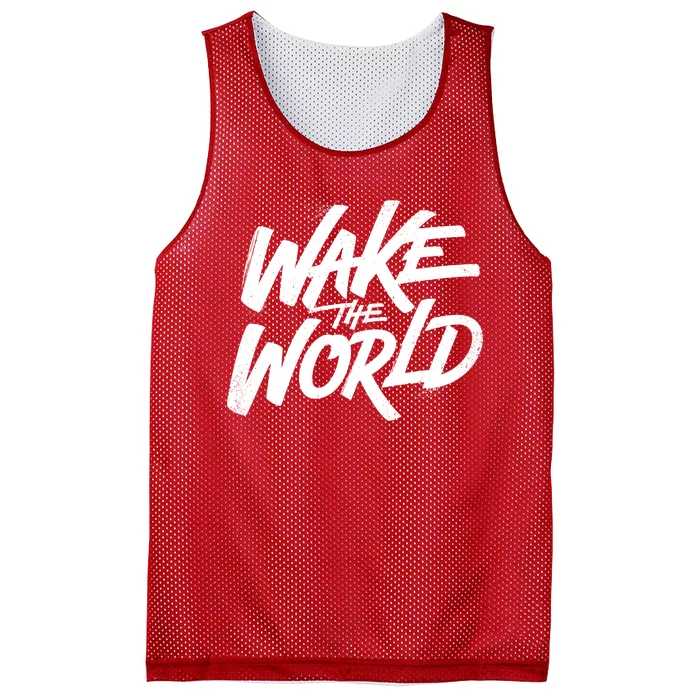 Wake The World Mesh Reversible Basketball Jersey Tank