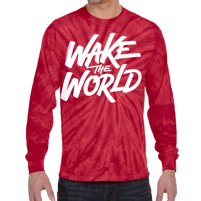 Wake The World Tie-Dye Long Sleeve Shirt