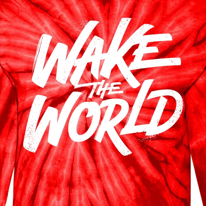 Wake The World Tie-Dye Long Sleeve Shirt