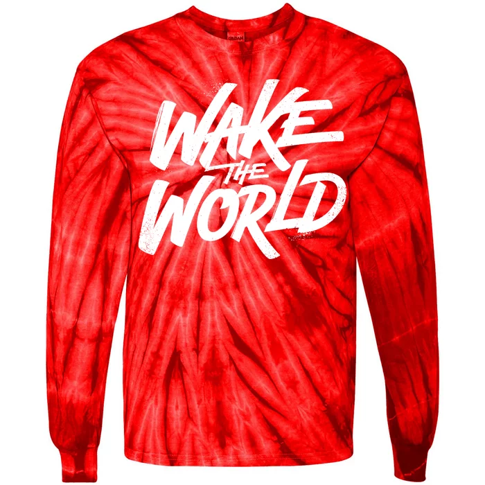 Wake The World Tie-Dye Long Sleeve Shirt