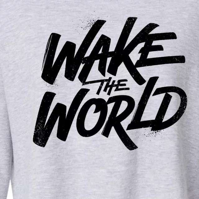 Wake The World Cropped Pullover Crew