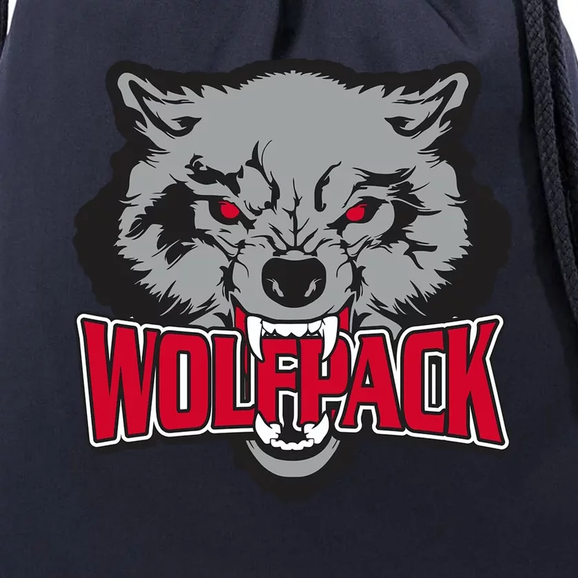 Wolfpack Team Drawstring Bag