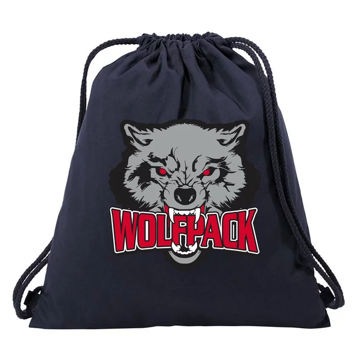 Wolfpack Team Drawstring Bag