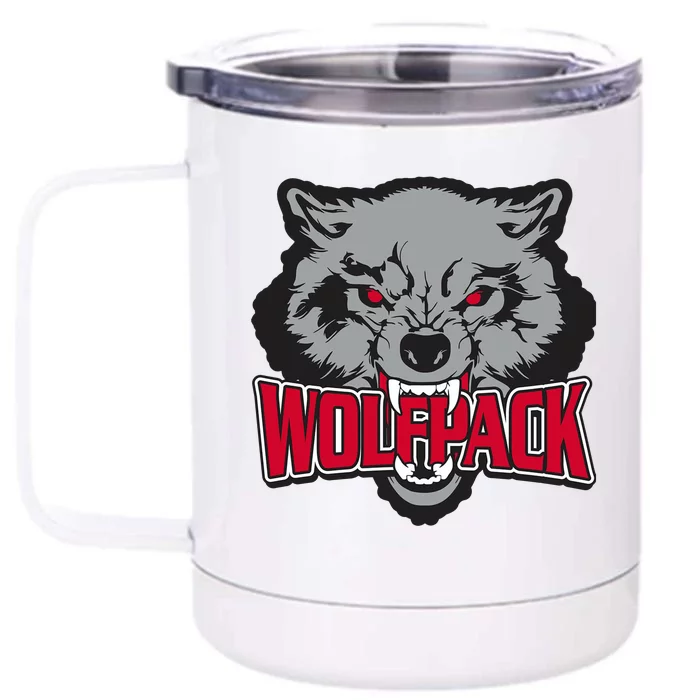 Wolfpack Team Front & Back 12oz Stainless Steel Tumbler Cup