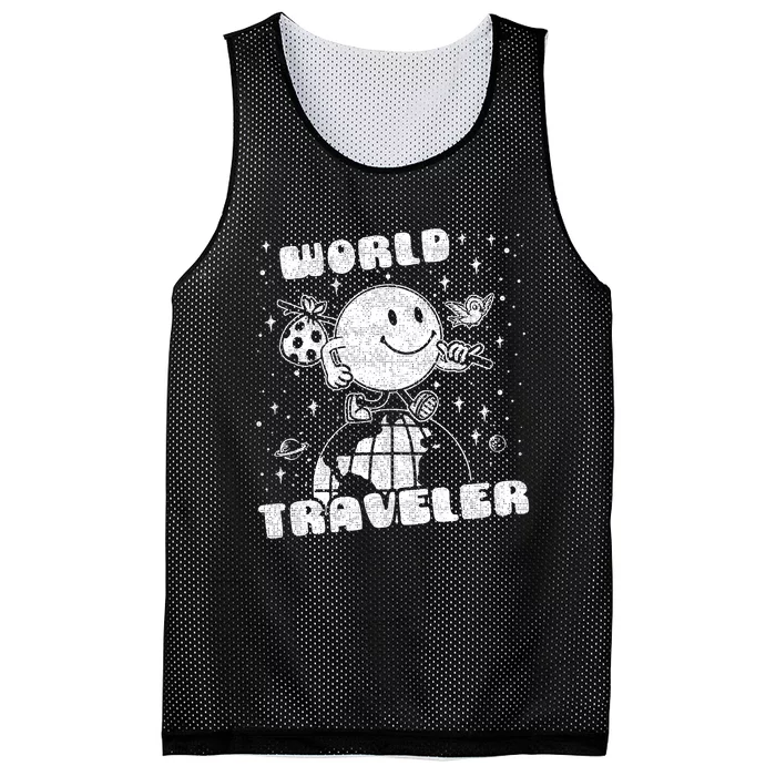 World Traveler Mesh Reversible Basketball Jersey Tank