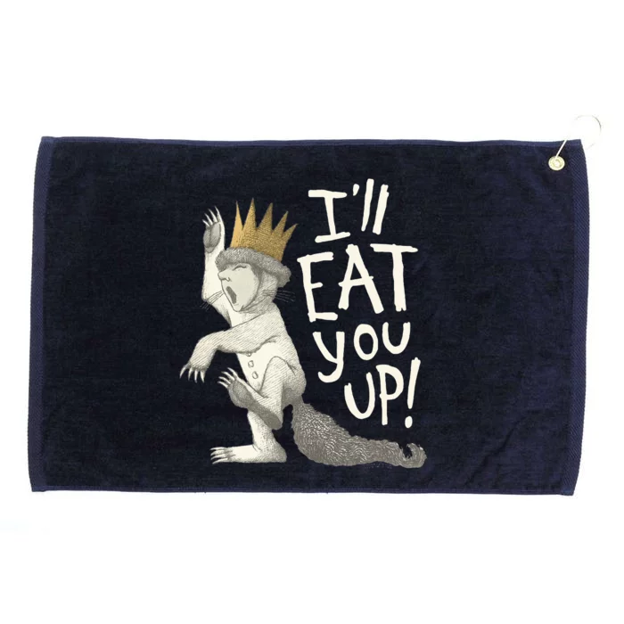 Where The Wild Things Are Eat You Up Grommeted Golf Towel