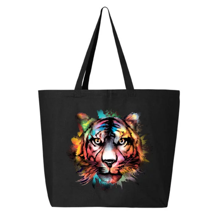 Watercolor Tiger 25L Jumbo Tote