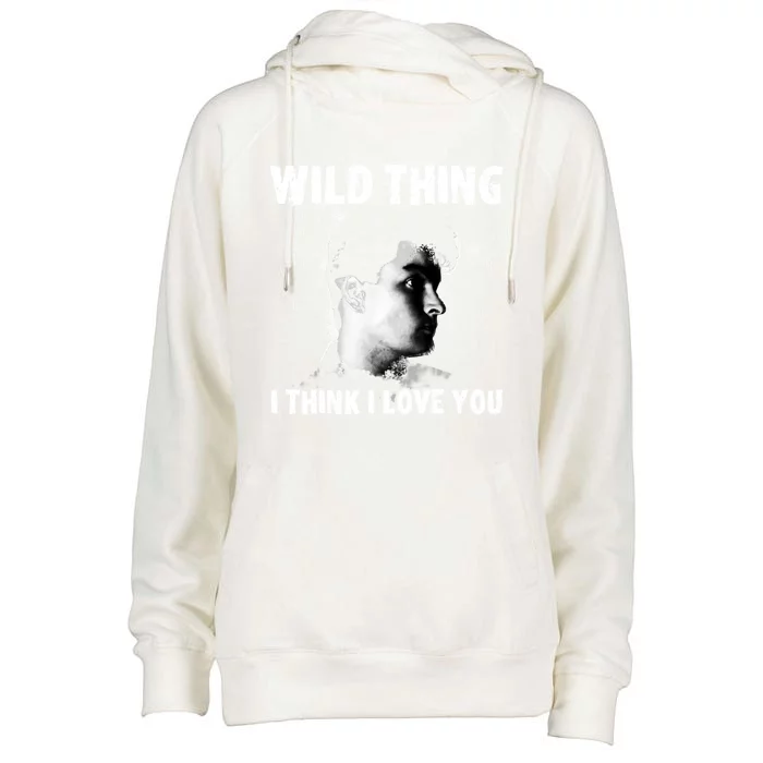 Wild Thing Womens Funnel Neck Pullover Hood